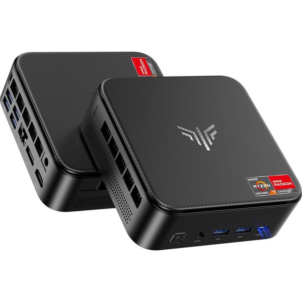 NiPoGi E3B AMD Ryzen 7 7730U (8C/16T, bis 4,5 GHz), 16GB RAM, 512GB/1 TB SSD Mini-PC (AMD Ryzen 7 7730U 7730U, AMD Radeon™ Graphics (Vega 8), 16 GB RAM, 512 GB 