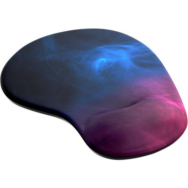 Titanwolf Gaming Mauspad Office Gel Mousepad mit ergonomischer Handgelenkauflage, Handballenauflage, Gelpolster ergonomisch, abwaschbar, Farbiger Rauch