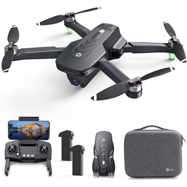 HOLY STONE mit Kamera 4K, 46 Min Flugzeit, Follow-Me, Bürstenloser Motor Drohne (Ideal für Familie, Reisen & Partys)