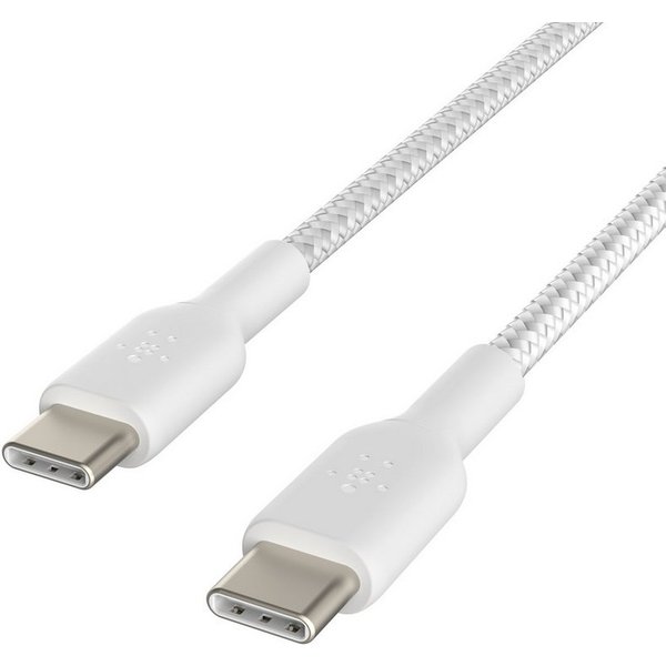 Belkin Geflochtenes BOOST CHARGE USB-Kabel, USB-C, (200 cm), USB-C / USB-C