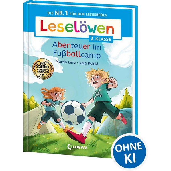 Leselöwen 2. Klasse - Abenteuer im Fußballcamp / Martin Lenz