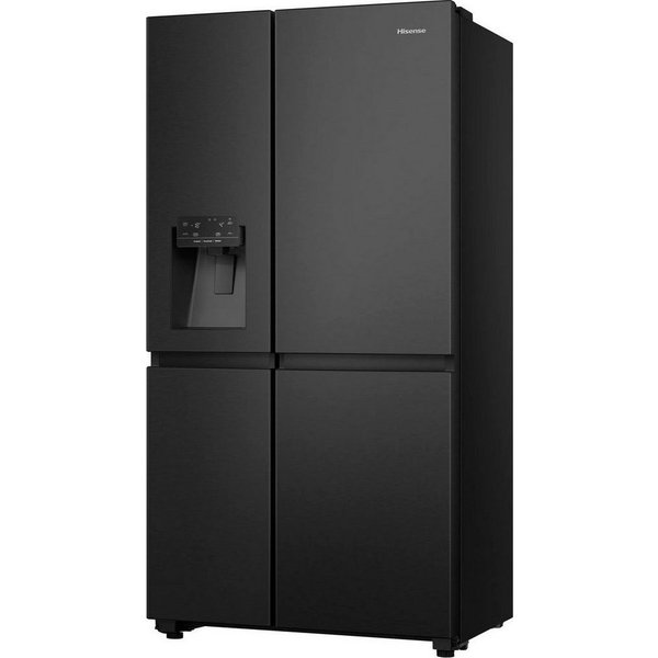 Hisense Side-by-Side RS818N4TFC, 179 cm hoch, 91 cm breit, MetalCooling, No Frost Plus, mit Wassertank, Wifi
