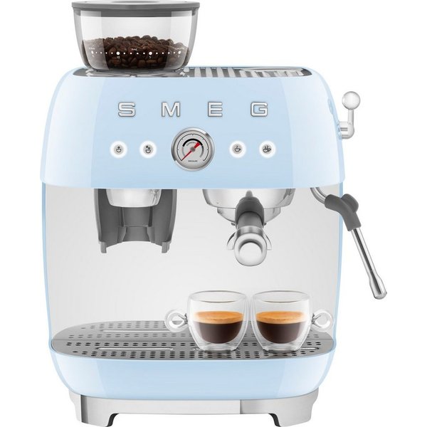 Smeg Espressomaschine EGF03PBEU, mit integrierter Kaffeemühle