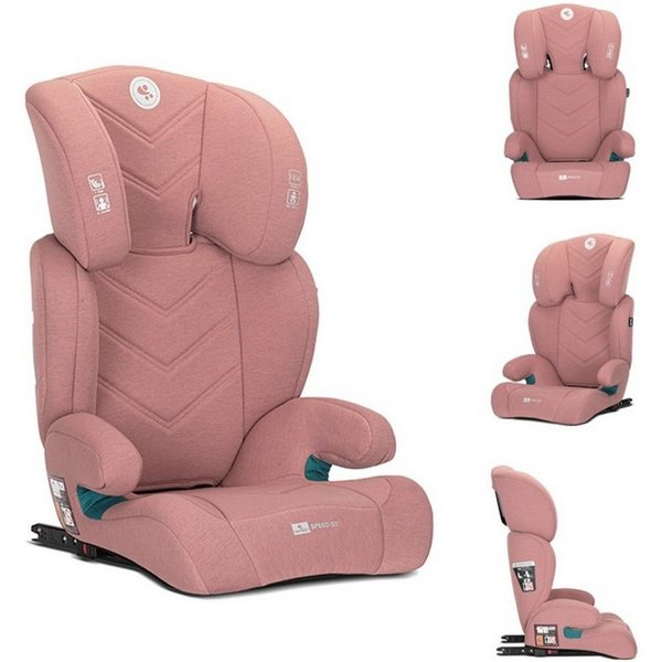 LORELLI Kindersitzerhöhung Speed GT Isofix (100-150cm), ab: 3, bis: 12, Gruppe 2/3, Kopfstütze, Polyester, höhenverstellbar, Bezug wählbar