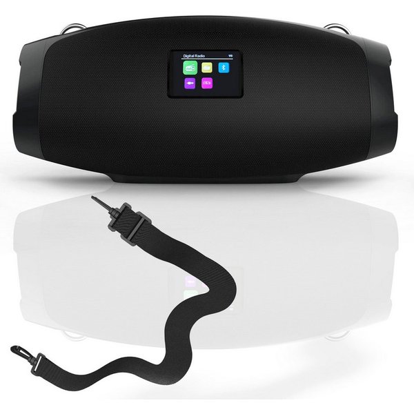 Xoro DAB 800 - Outdoor Radio mit 2x 10W Lautsprecher für Garten & Camping, Digitalradio (DAB) (Digitalradio (DAB), FM‑Radio, DAB+, Robustes Outdoor‑Radio mit kr