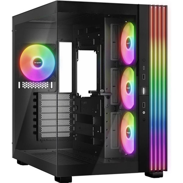be quiet! PC-Gehäuse Light Base 600 LX Black, atemberaubender Panorama-Blick Show Case