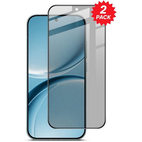 Wigento Displayschutzglas Privacy 2x für Xiaomi Poco X8 Pro Max 5 Redmi Turbo 5 Max Blickschutz für Xiaomi Poco X8 Pro Max 5G / Redmi Turbo 5 Max 5G, Spar Set P