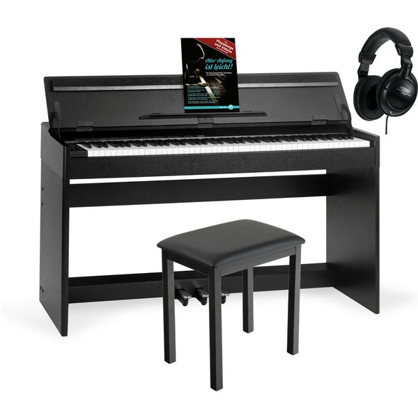 McGrey Digitalpiano DP-18 E-Piano - 88 gewichtete Tasten mit Hammermechanik (Dual- und Split-Funktion, 4-St., Inkl. Klavierbank, Kopfhörer und Schule), Klavier 