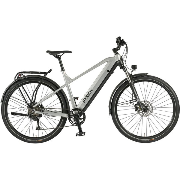 Prophete E-Bike Trekkingrad Stack 1.8, 8 Gang Shimano Altus Schaltwerk, Kettenschaltung, Heckmotor, 360 Wh