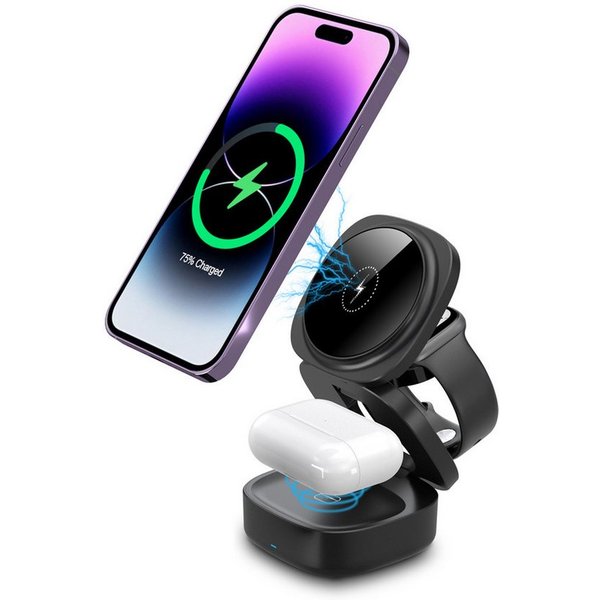 fontastic Qumag Induktive Ladestation 65W Wireless Charger USB-C Induktions-Ladegerät (GaN Technologie)