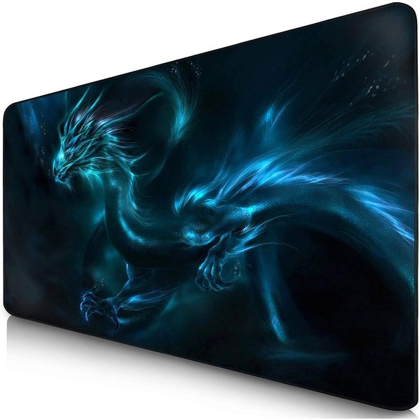 MAXLVL Gaming Mauspad 900 x 400mm - Fransenfreie Ränder - rutschfest (Großes Mousepad präzises und langlebiges Large Mouse Pad), Rutschfeste Schreibtischunterla