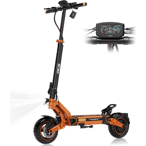 RCB E-Scooter D7/D7 PRO ABE(Ultra),NFC/Blinker/APP,90(20,8Ah)-120(27Ah)KM Reichweite