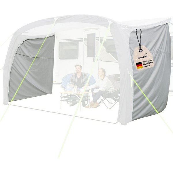 Skandika Vorzelt Seitenwände (2 Stk) für Vorzelt Vika Air Caravan 400, (Befestigung: Reißverschlüsse, Dimensionen 240 × 220 cm), aufblasbares Vordach, Caravan T