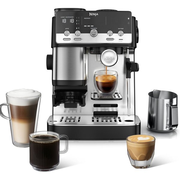 NINJA Kaffeemaschine mit Mahlwerk Luxe Café MINI
