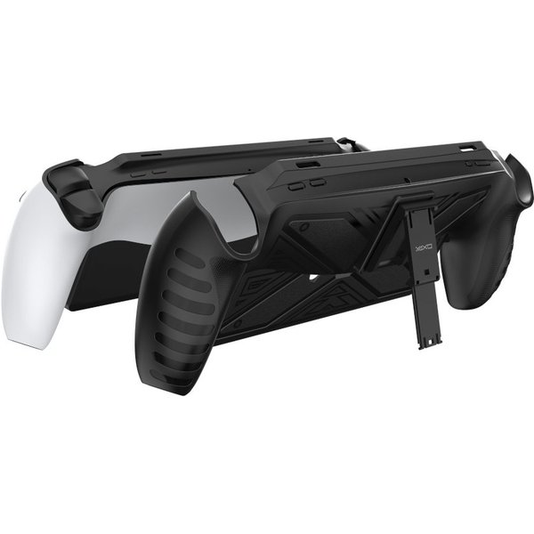 YAXO Konsolen-Cover Hülle für PlayStation Portal Case stoßfest kratzfest passgenau leicht Tasche Zubehör Fallschutz Anti-Rutsch kompatibel Ladestation ergonomis
