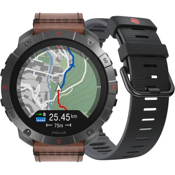Polar GRIT X2 PRO Smartwatch (3,53 cm/1,39 Zoll, Proprietär), Titan
