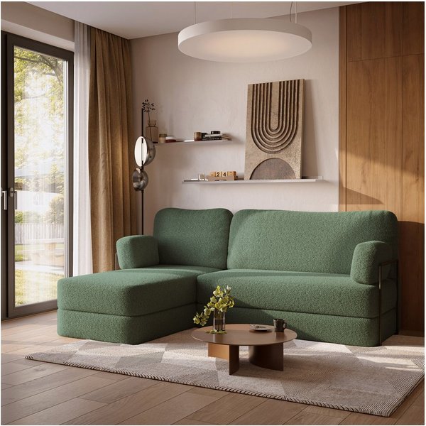 Masseno Ecksofa SABI modulares Boneless Sofa mit Schlaffunktion