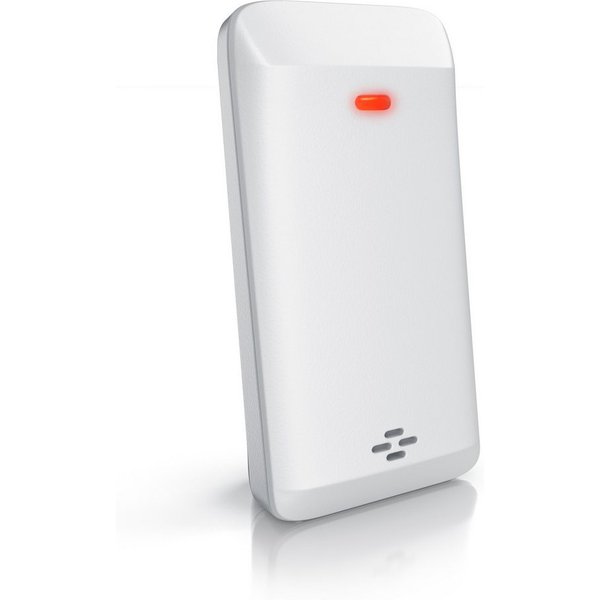 Brandson Außensensor für Funkwetterstation, Temperatur und Luftfeuchtigkeit Wetterstation (Erweiterung für Hygrometer, Thermometer, 433 Mhz inkl. Batterie, weiß