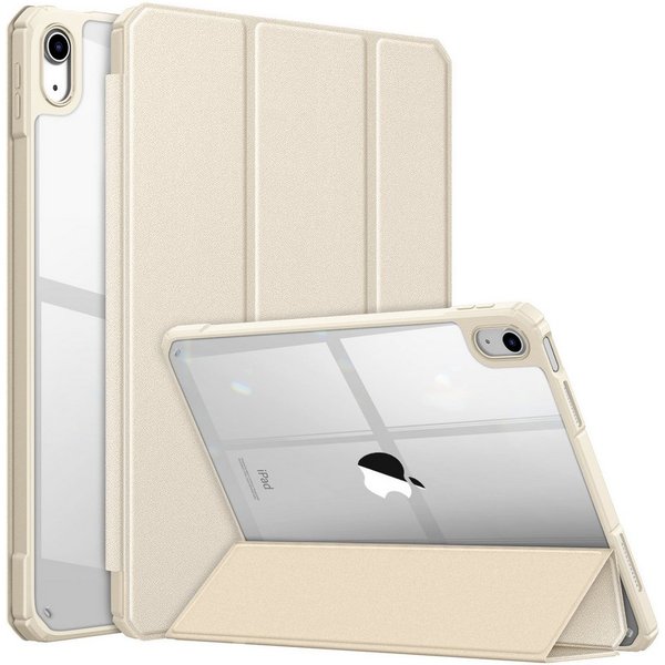 Fintie Tablet-Hülle für iPad 11. Generation 2025 11"(A16), iPad 10. Generation 2022 10.9", Ultradünn Case mit transparenter Rückseite Abdeckung, Auto Schlaf/Wac