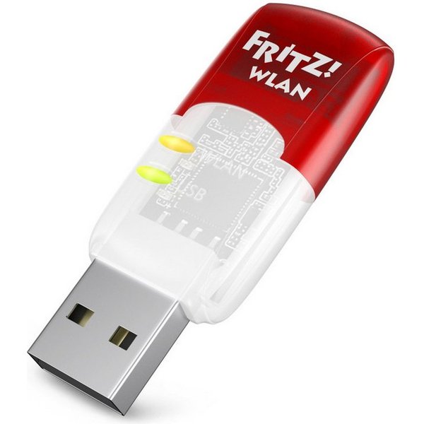 Fritz! WLAN-Stick FRITZ!WLAN Stick AC 430 MU-MIMO, Wi-Fi 5 Dualband bis 433 MBit/s, MU-MIMO, Stick und Surf, WPA2