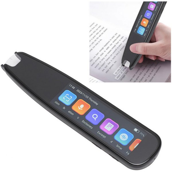 MOPUEA Sprachcomputer Übersetzungs Scanstift Smart Übersetzer Mobiler Scanner Übersetzer, mit 131 Online und 12 Offline Sprachen