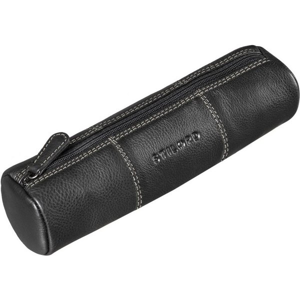 STILORD Etui "Cato" Vintage Leder Federmappe rund