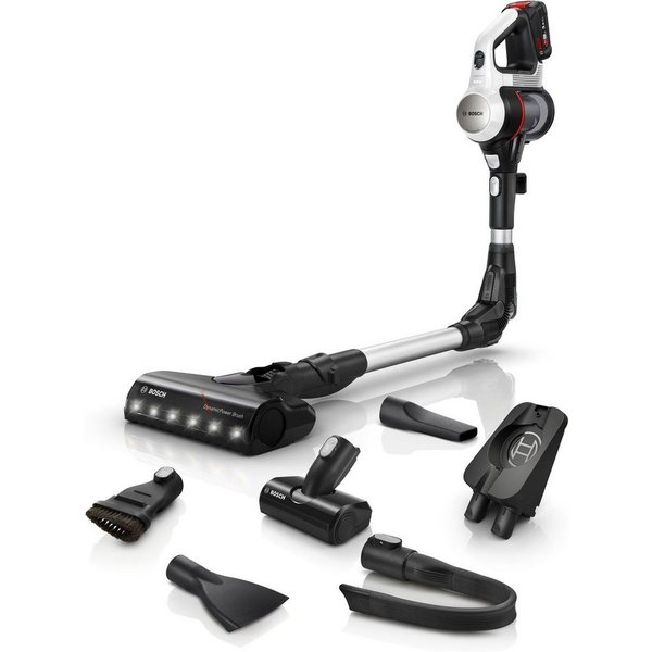 BOSCH Akku-Stielstaubsauger Unlimited Serie 7 BKS711PET/BKS711MTB, beutellos, 40 Min. Laufzeit, knickbares Rohr, inkl. umfangreichen Zubehör