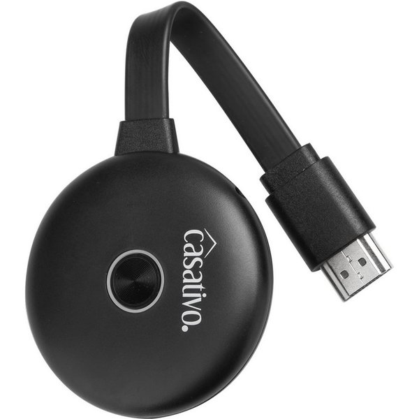Casativo Streaming-Stick WLAN 4K-Ultra-HDMI Streaming-Empfänger Dongle SmartMedia Player USB, (1 St), Miracast, AirPlay & DLNA • Ideal für Gaming & große Beamer