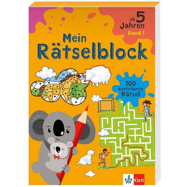 Klett Mein Rätselblock ab 5 Jahren Band 1 / diverse