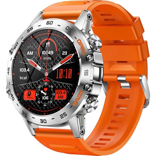 Lige Smartwatch Herren mit Telefonfunktion, 24/7 Herzfrequenz Smartwatch, IP68 Wasserdicht, bis zu 10 Tage Akkulaufzeit, 100+ Sportmodi