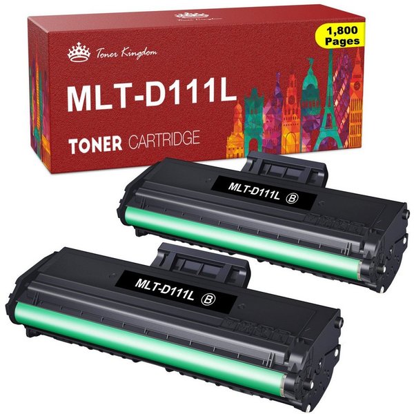 Toner Kingdom Tonerpatrone MLT-D111L D111S ca. 1800 Seiten, (für Samsung Xpress M2020 M2020W M2021 M2021W M2022 M2022W M2026 M2026W M2070 M2070W M2070F M2070FW 