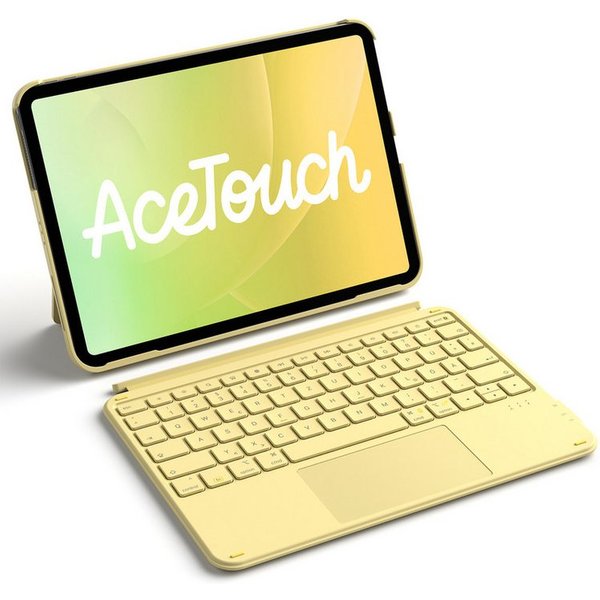 Inateck für iPad 11 Gen A16, 11 Zoll iPad Air M4 M3, iPad 10, iPad Pro 4/3/2/1 iPad-Tastatur (Ultraleichte, Abnehmbare Tastatur mit Touchpad, Tragbar)