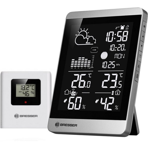 BRESSER BRESSER Funk-Wetterstation ClimateTemp NDV-NEO Funkwetterstation