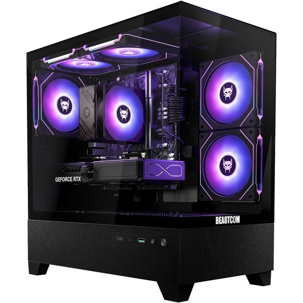 BEASTCOM Q5, Pro Gaming, Ryzen 7 5700X, RTX 5060 Ti, 32 GB RAM Gaming-PC (AMD AMD Ryzen 7 5700X, GeForce RTX 5060 Ti, 32 GB GB RAM, 1000 GB SSD, Aktive Luftkühl