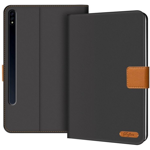 CoolGadget Tablet-Hülle Book Case Tablet Tasche Für Samsung Galaxy Tab S7 / S8 28 cm (11 Zoll), Hülle Klapphülle Cover Samsung Tab S7 (T870/T875) Schutzhülle