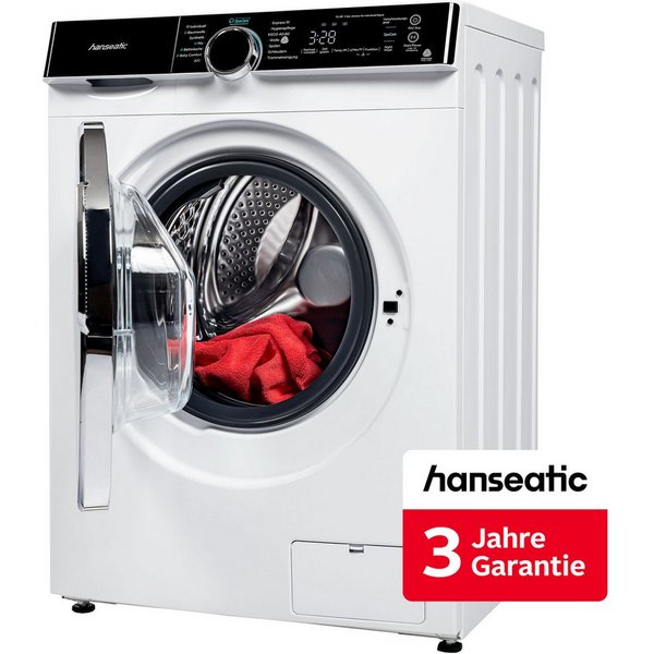 Hanseatic Waschmaschine HWMK814A1, 8 kg, 1400 U/min, inkl. 3 Jahre Herstellergarantie