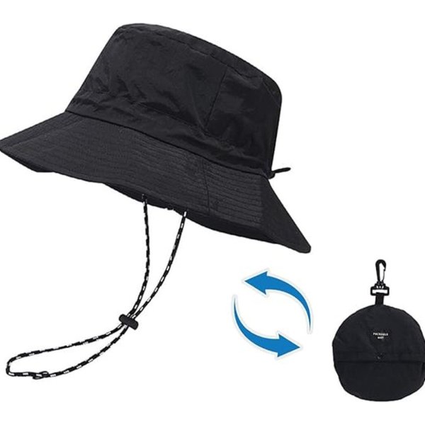 Blusmart Fischerhut Wasserdichter Bucket Hat Wanderhut (Faltbarer, UV-geschützter Strand-Sonnenhut, Wasserdicht und schnelltrocknend, Einheitsgröße) Geeignet fü