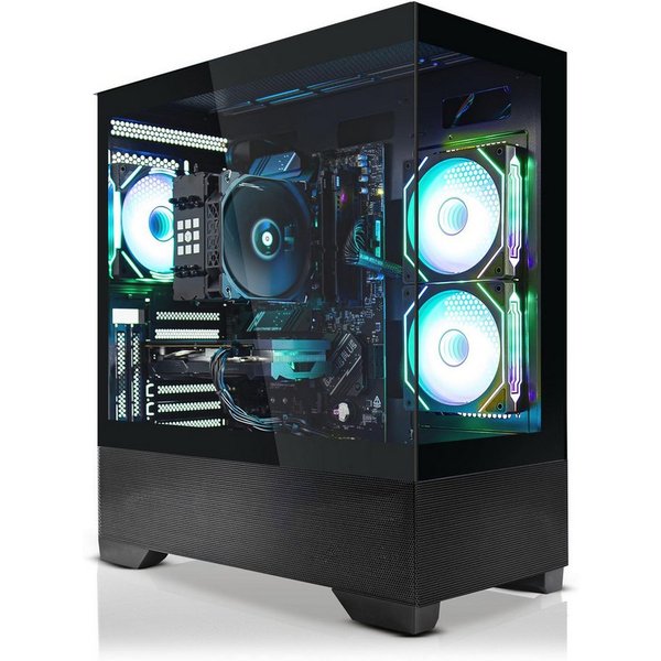 SYSTEMTREFF AMD Ryzen 7 5700X mit Nvidia GeForce RTX 5070 12GB Gaming-PC (AMD 5700X 5700X, Nvidia GeForce RTX 5070, 32 GB RAM, 1000 GB SSD, Luftkühlung)