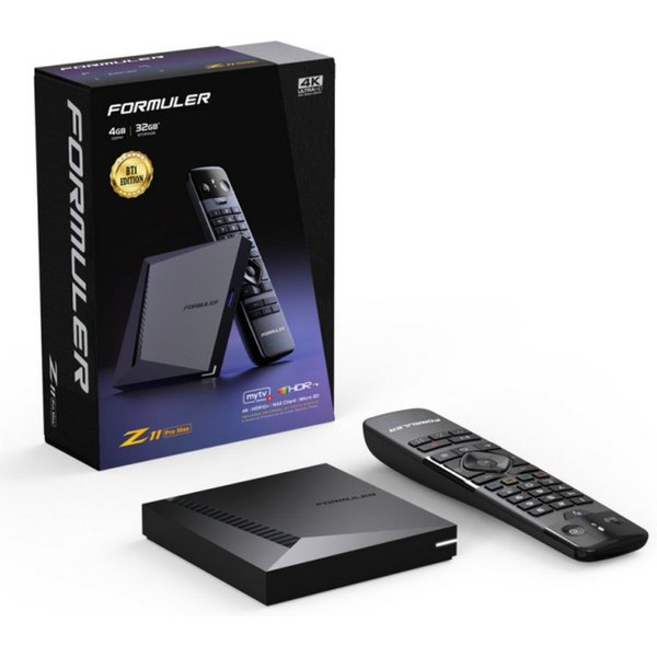 FORMULER Streaming-Box Z11 PRO MAX BT1-Edition Android 11 OTT Medien Player 4GB RAM 32GB
