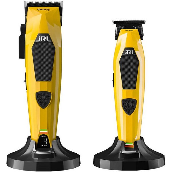 JRL Haarschneider JRL Diamante Clipper & Trimmer Combo Kit, Clipper + Trimmer, Ladestationen, Zubehör & Pflege-Set, Cool Blade™, Smart-Clip™, EZ-Gap™ Blade, Qui