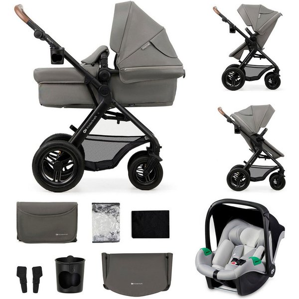 Kinderkraft Kombi-Kinderwagen MOOV 2 Air 3IN1, (Set), mit Luftreifen