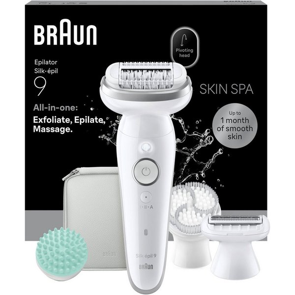 Braun Epilierer Silk-épil SkinSpa 9 SES9-080 (Modell 2026) 9-381 (Modell 2025), Ganzkörper Beautyset