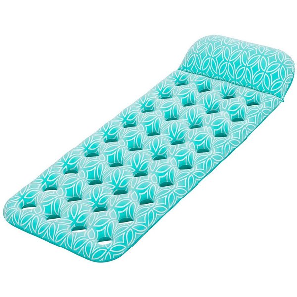 Bestway Badeinsel Comfort Plush™, (Packung, 1-St., 171 x 65 x 25,5 cm), Hochwertige, wasserfeste Comfort Plush™ Samtoberfläche