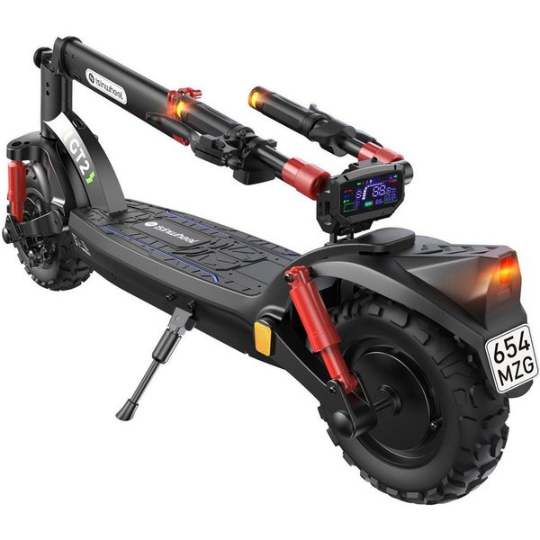 iSinwheel E-Scooter Offroad mit Straßenzulassung (ABE) 11-Zoll-Reifen,80km Reichweite, (1 tlg), Duales Bremssystem, Belastung bis 150kg,500W