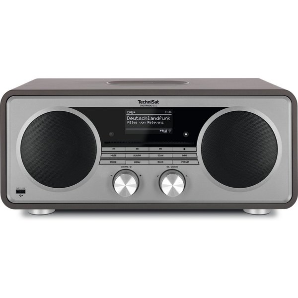 TechniSat DIGITRADIO 602 Internet-Radio (Digitalradio (DAB), Internetradio, FM-Tuner mit RDS, 70 W, CD, Bluetooth, App-Steuerung, Wireless Charging, WLAN, Fernb