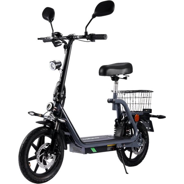 ENEWAY E-Scooter City Floh-S Elektroroller 45 km/h, 45 km/h, (Set), mit Straßenzulassung, Blinkervorbereitung direkt verbaut