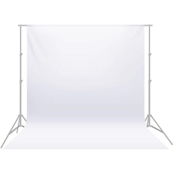 Neewer Hintergrundtuch BD-0609 1,8 x 2,8M Fotohintergrund, faltbarer Hintergrund, Weiß, Hintergrundbild für Fotografie, Video Fernsehen