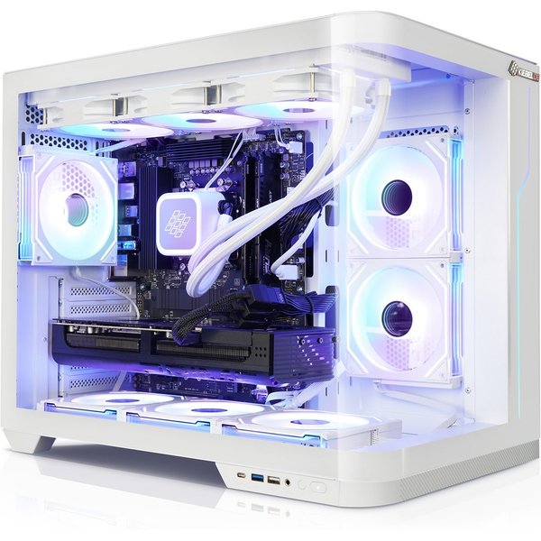 Kiebel Panorama Curve V Gaming-PC (AMD Ryzen 7 AMD Ryzen 7 5700X, RTX 5070, 32 GB RAM, 1000 GB SSD, Luftkühlung, RGB-Beleuchtung, WLAN)