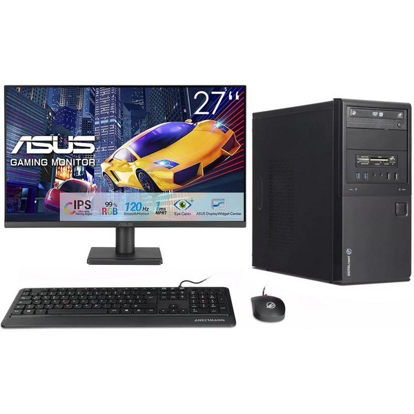 ANKERMANN-PC Business Office Work Bundle PC-Set (Intel Core i5 6500, Core Onboard Graphics, 16 GB RAM, 480 GB SSD, Luftkühlung)