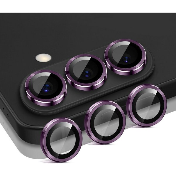 Tec-Expert Kameraschutzglas 9H Kameraglas Set in Dunkles Violett für Samsung Galaxy S26 für Samsung Galaxy S26, Linsenschutzglas Set, 1 Stück, Kameraschutz, Sch